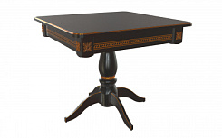 Стол Этра 900*900*765 (тон черный RAL9005 + патина золото) Стол Этра 900*900*765 (тон черный RAL9005 + патина золото)