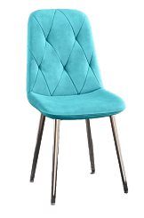 Стул DC-2103 (каркас хром тк.тиффани/ Velvet HLR-58)