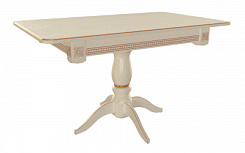 Стол Этра 1100(1500)*900*765 (тон слон.кость RAL1013 + патина золото) Стол Этра 1100(1500)*900*765 (тон слон.кость RAL1013 + патина золото)